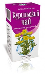 Фиточай Байкальский курильский чай пятилистник кустарниковый 20 шт. ф/пак. 1.5 г