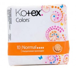 Прокладки женские, Kotex (Котекс) 10 шт колор ультра нормал сетч