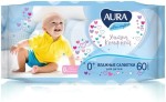 Салфетки влажные детские, Aura (Аура) 60 шт Ультра комфорт алоэ + витамин Е