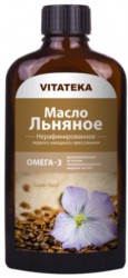 Масло льняное, Vitateka (Витатека) 250 мл