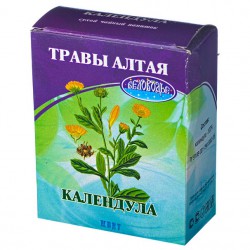 Календула цветки Травы Алтая 25 г