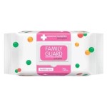 Салфетки влажные детские, Family Guard (Фэмили Гард) 72 шт Баббл Гам с крышкой