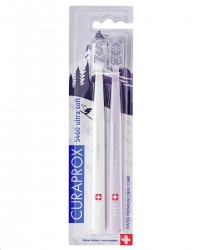 Зубная щетка Curaprox ультра софт винтер 2 шт. белая + синяя