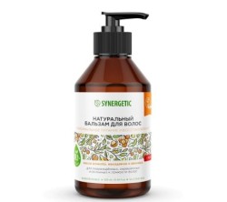 Бальзам для волос Synergetic Максимальное питание и восстановление натуральный 250 мл