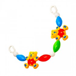 Игрушка-погремушка-подвеска мишки