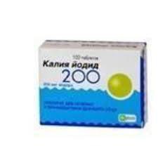 Калия йодид табл. 200 мкг 100 шт.