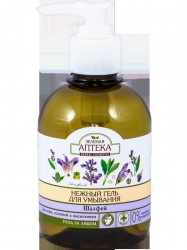 Гель для умывания Зеленая аптека Шалфей нежный с дозатором 270 мл
