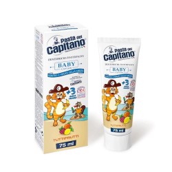 Зубная паста детская, Pasta Del Capitano (Паста дель Капитано) 75 мл арт. 0352F01 беби 3+ тутти-фрутти