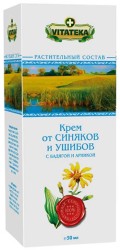 Крем Vitateka от синяков и ушибов с бадягой и арникой 50 мл